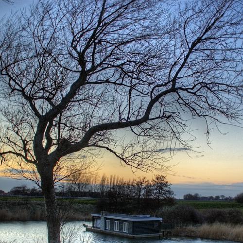 House on water